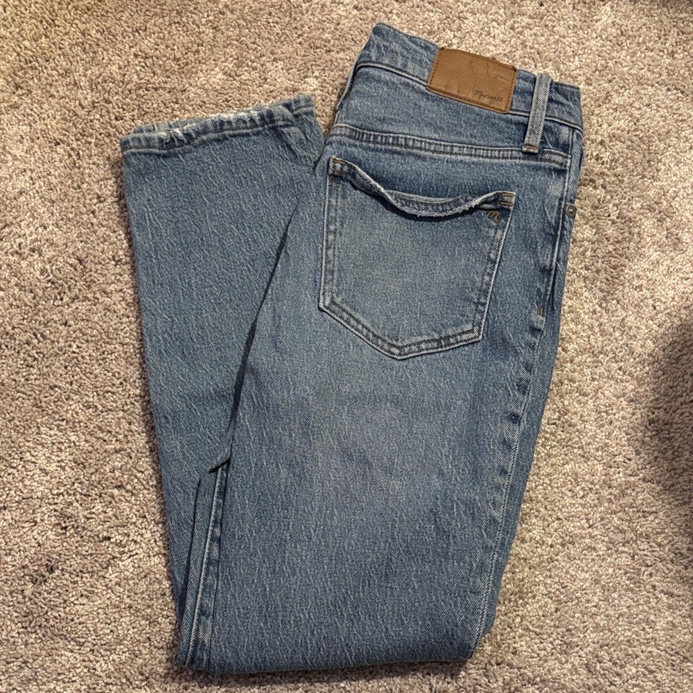 Madewell Straight Blue Jeans